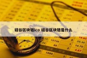 硅谷区块链ico 硅谷区块链是什么