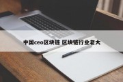 中国ceo区块链 区块链行业老大