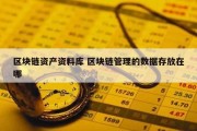区块链资产资料库 区块链管理的数据存放在哪